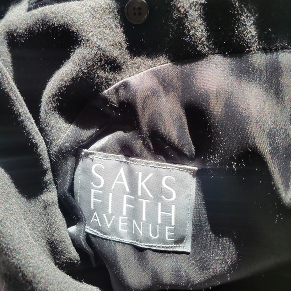 Saks Fifth Avenue COLLECTION Buttoned Cashmere Topcoat - Picture 7 of 11